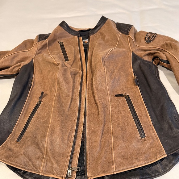 Harley Davidson Leather Motorcycle Jacket - Picture 10 of 13